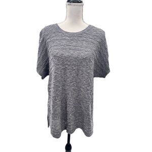 J.Jill crochet, knit, Largen look Dolman top sleeve  Size medium